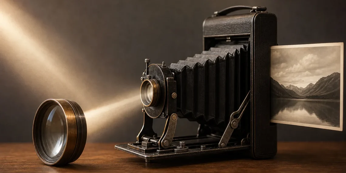 ¿Cuáles son los dos elementos que permitieron la creación de la fotografía?