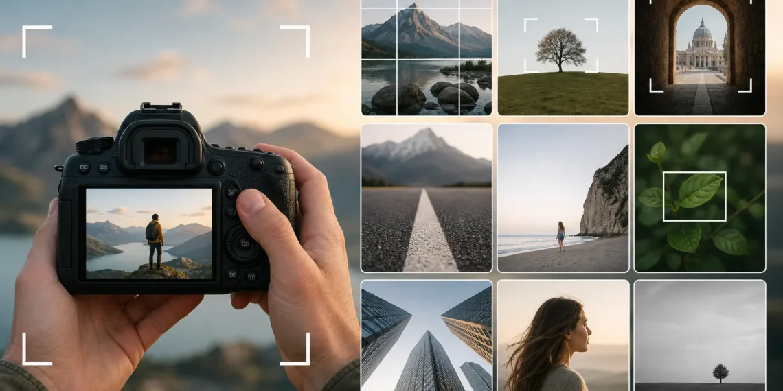 ¿Qué es el encuadre fotográfico y qué tipos de encuadre existen?